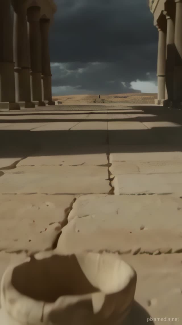 Chipped Rim of Antiquity - Ancient Civilizations AI stock